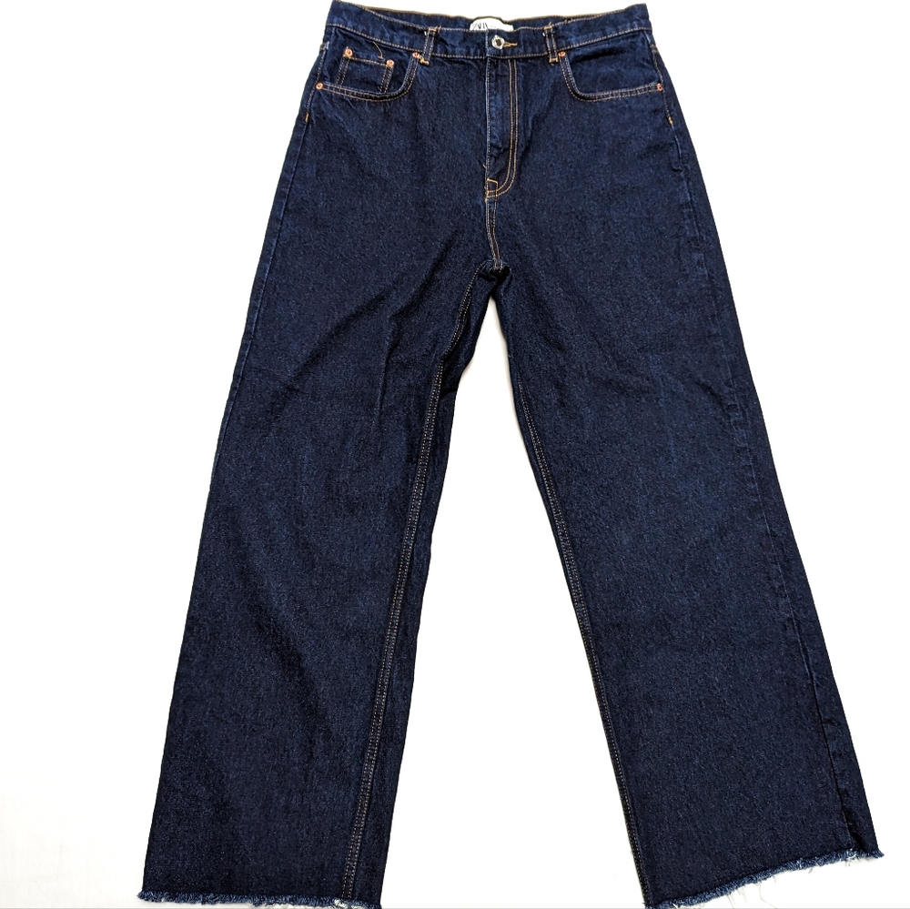 Zara Wide Leg Jeans Size 12